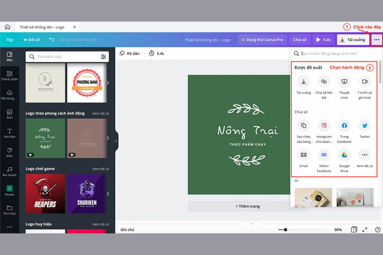 Cài đặt Canva trên Windows