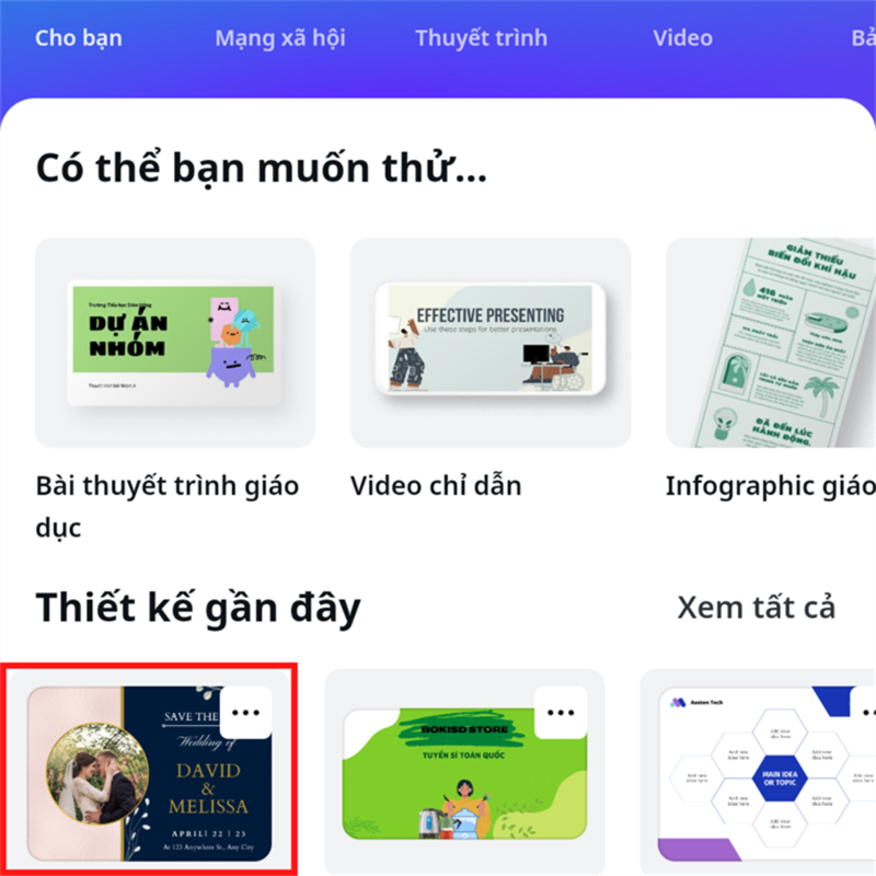 Sử dụng Canva trên máy tính