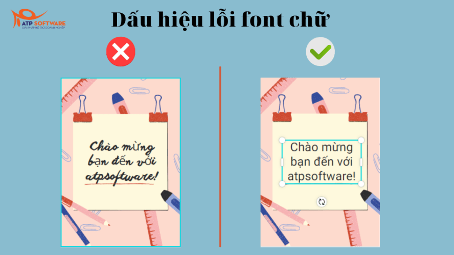 Font chữ bị lỗi trên Canva