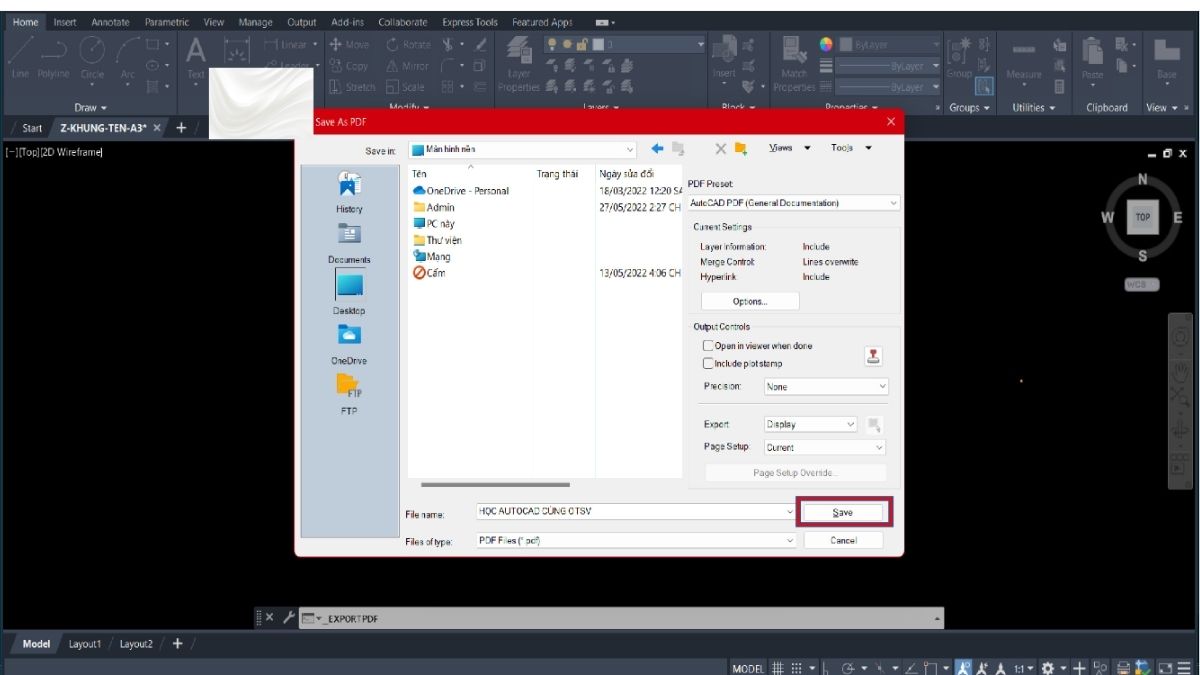 Xuất CAD sang PDF bị lỗi font: Nguyên nhân và cách khắc