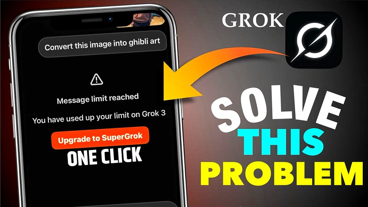 How To Fix Message Limit Reached in Grok App | INSTAGRAM Trending ghibli#ghibli