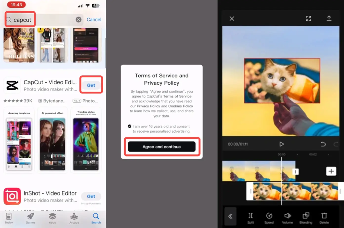 Tải CapCut trên Android