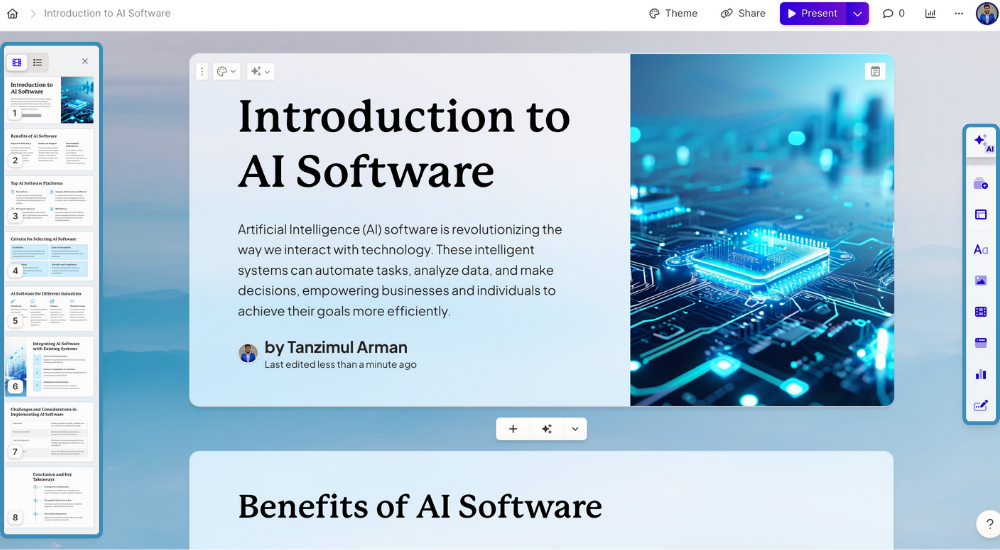 How to use Gamma AI for Presentation in 2025