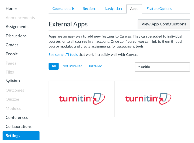 Configuring Originality, Similarity and SimCheck with Canvas Plagiarism  Framework – Turnitin Guides
