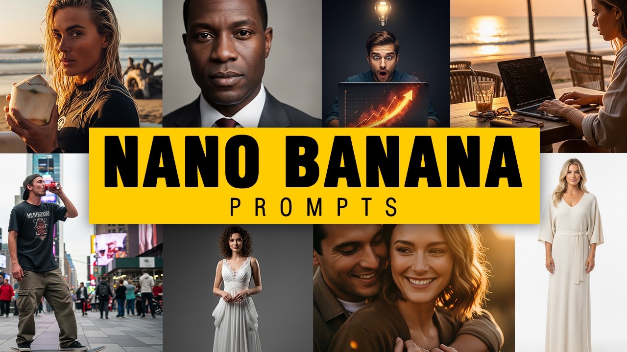 🍌 NANO BANANA PROMPTS - Create Hyper-Realistic Images with Gemini Flash 2.5 Image - YouTube