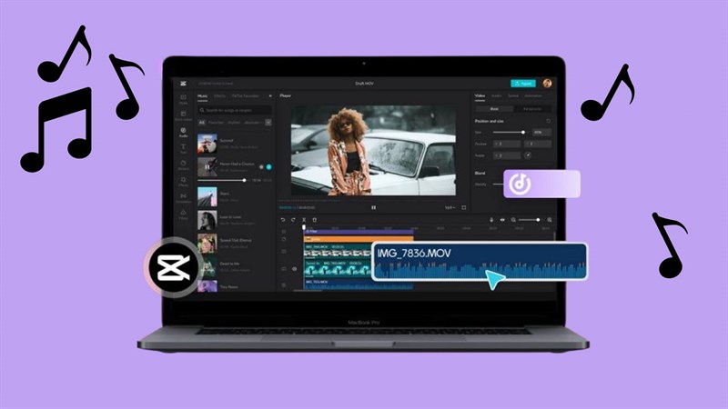 Cách chèn nhạc vào CapCut trên máy tính giúp video của bạn hay hơn