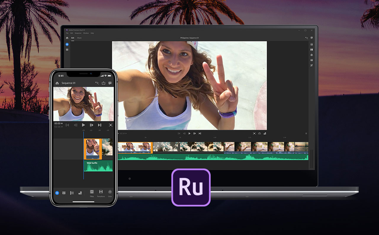 Adobe ra mắt Premiere Rush CC: biên tập phim cơ bản, có app cho di động,  giá 9.99 USD / tháng