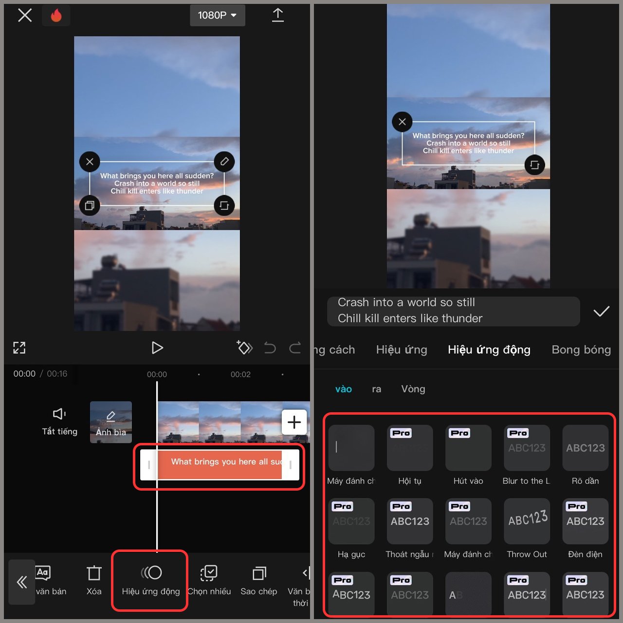 Cách edit chạy chữ trên CapCut, mang tới những video lồng nhạc hay ho