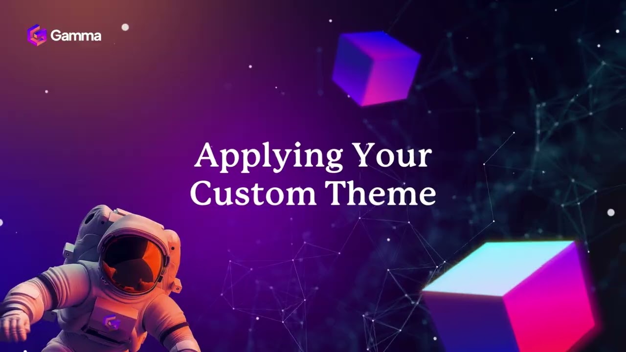 Create custom themes for presentations with AI | Gamma App - YouTube