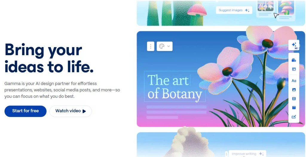 Publish website bằng Gamma