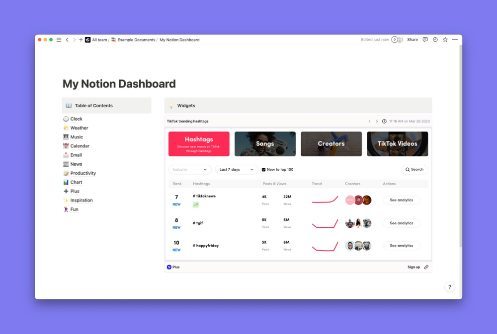 30 template Notion free giúp sống tổ chức hơn trong 2026
