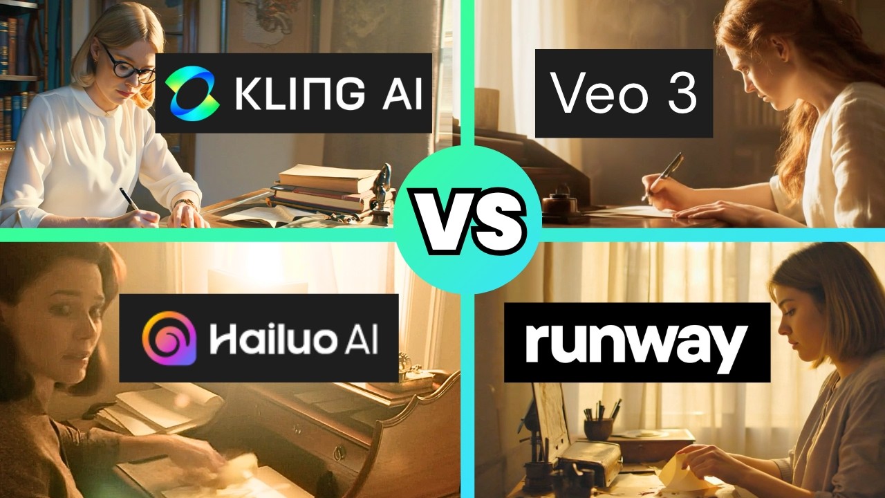 Veo 3 vs Kling vs Hailuo vs Runway — Which AI Makes the Best Cinematic  Video?