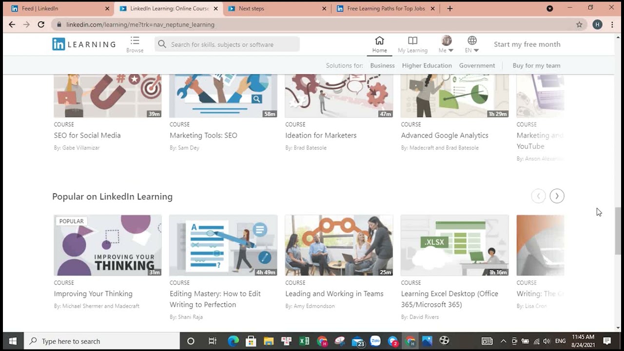 Lộ trình học LinkedIn Learning cho sinh viên