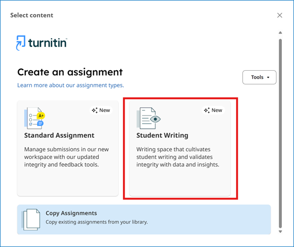 Add a Turnitin Clarity's Student Writing Assignment » Information  Technology Services