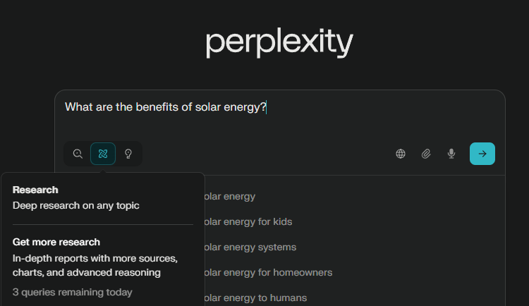 Deep Research in Perplexity - GeeksforGeeks