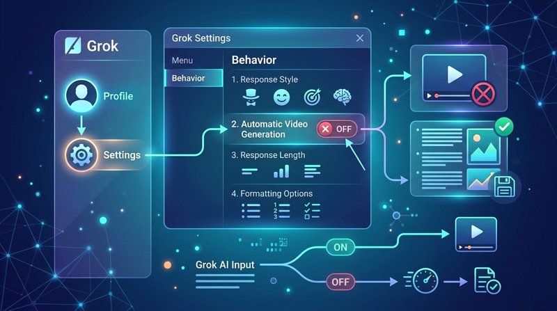 Hướng dẫn tắt tính năng tự động tạo video trên Grok - QuanTriMang.com