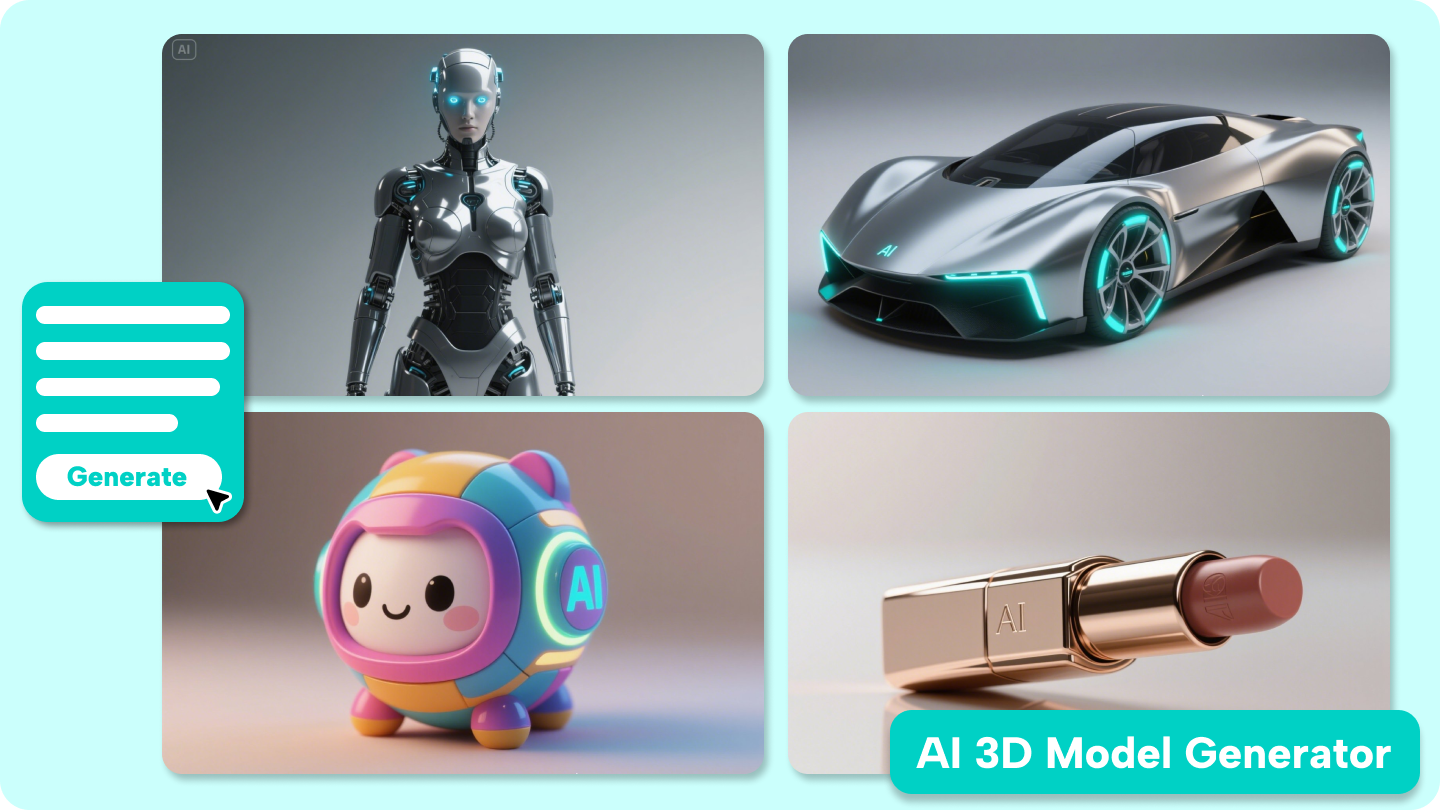 Top 7 ứng dụng tạo mô hình 3D AI: Tạo mô hình 3D ấn tượng nhanh chóng