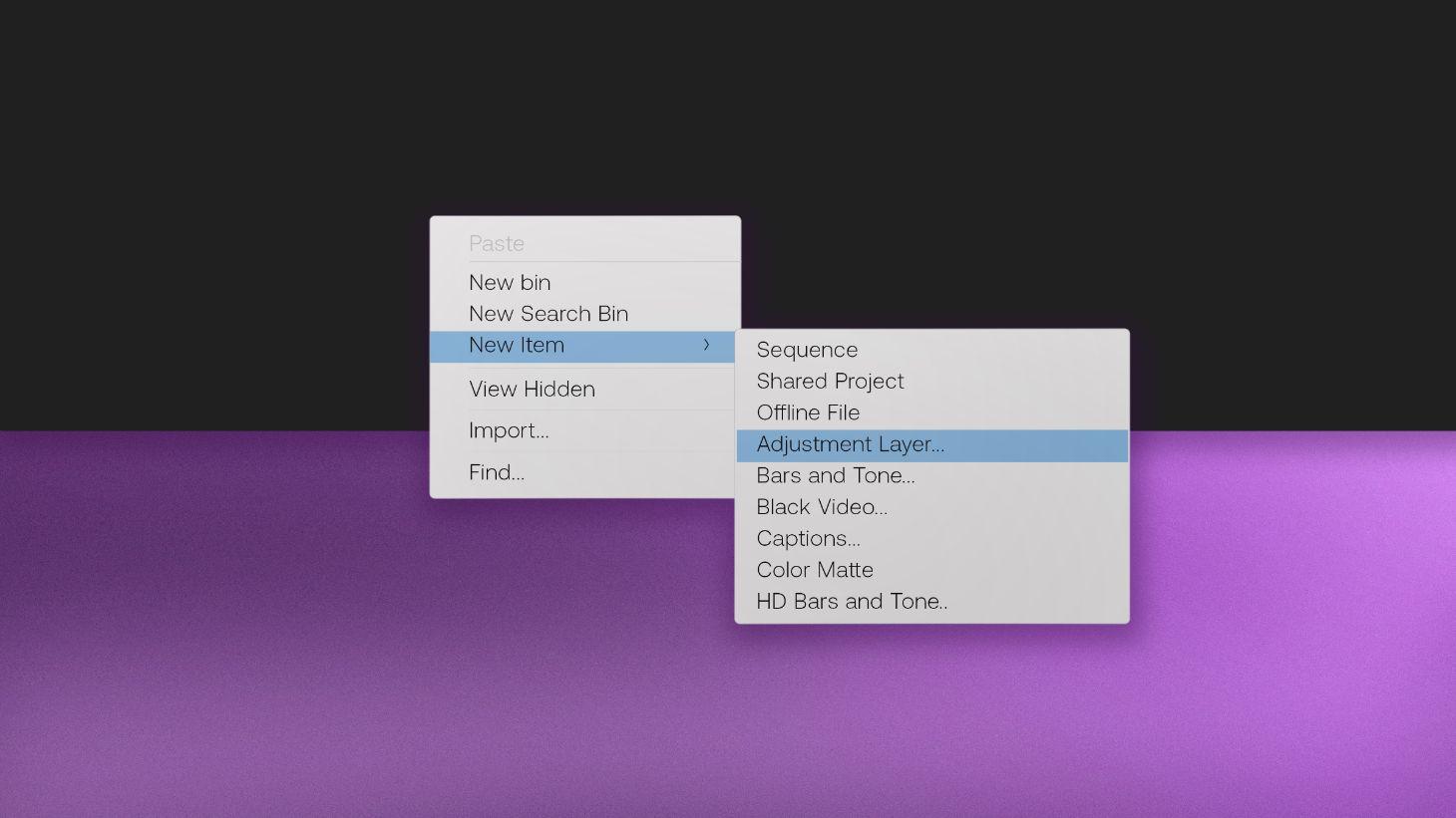 Adjustment Layers trong Premiere Pro