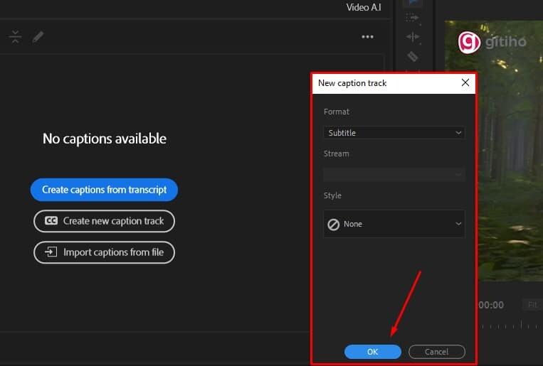 Định dạng phụ đề trong Adobe Premiere Pro