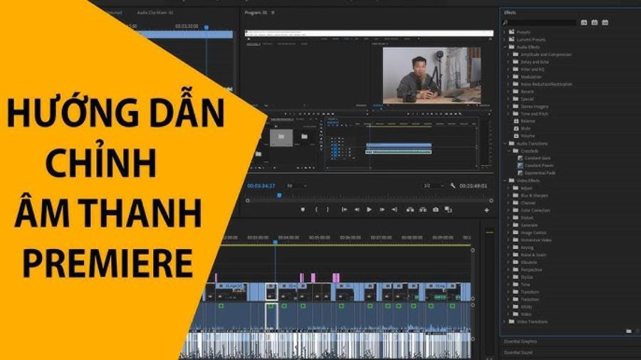Chỉnh sửa âm thanh trong Adobe Premiere Pro CC