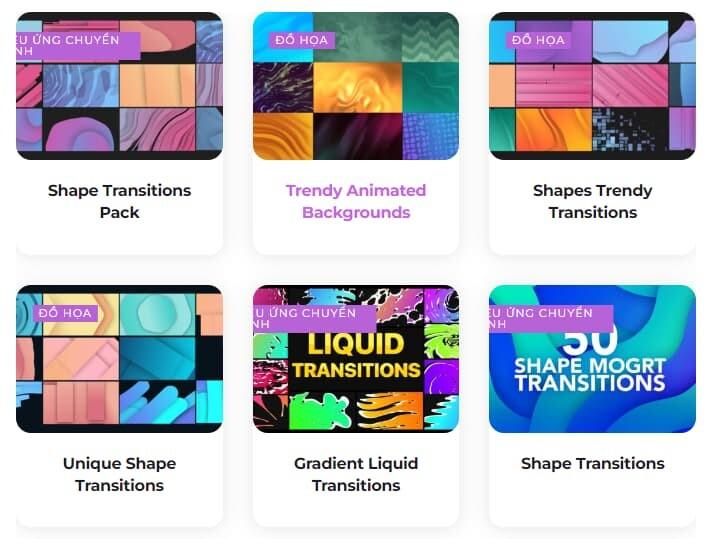 Các hiệu ứng chuyển cảnh phổ biến trong Adobe Premiere