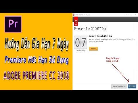 Thông báo hết hạn dùng thử Adobe Premiere