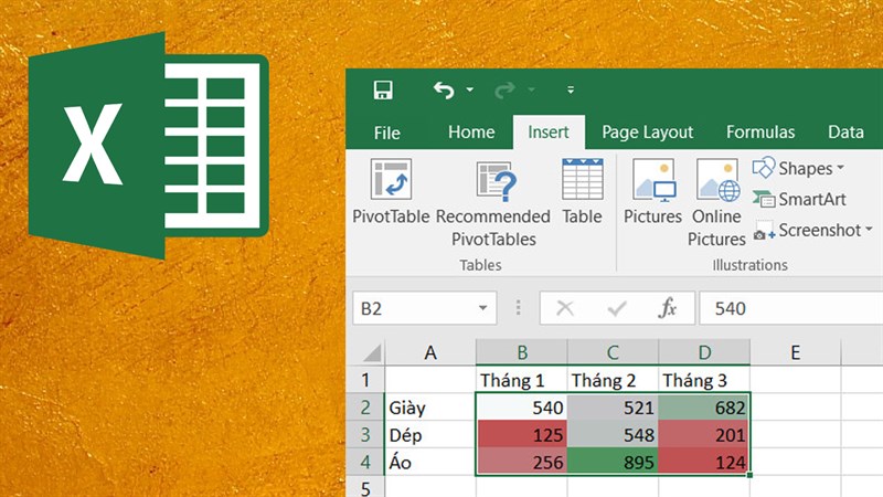tạo pivot table excel online