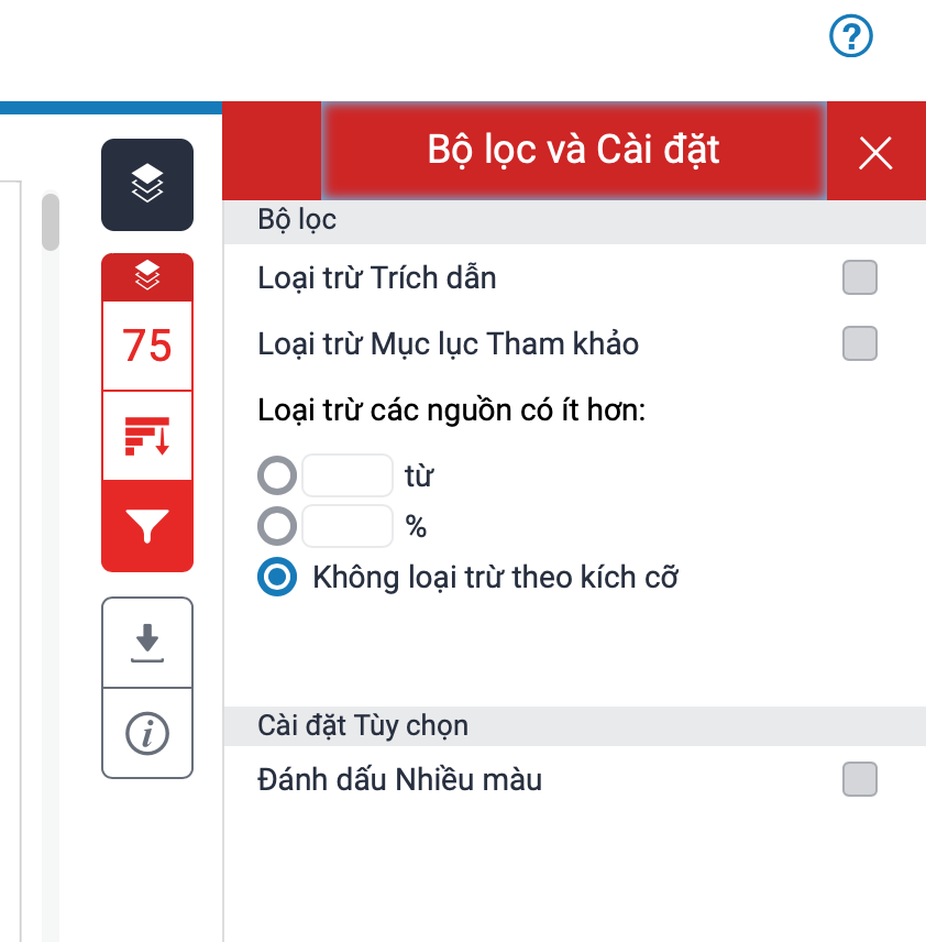 Báo cáo Similarity trong Turnitin