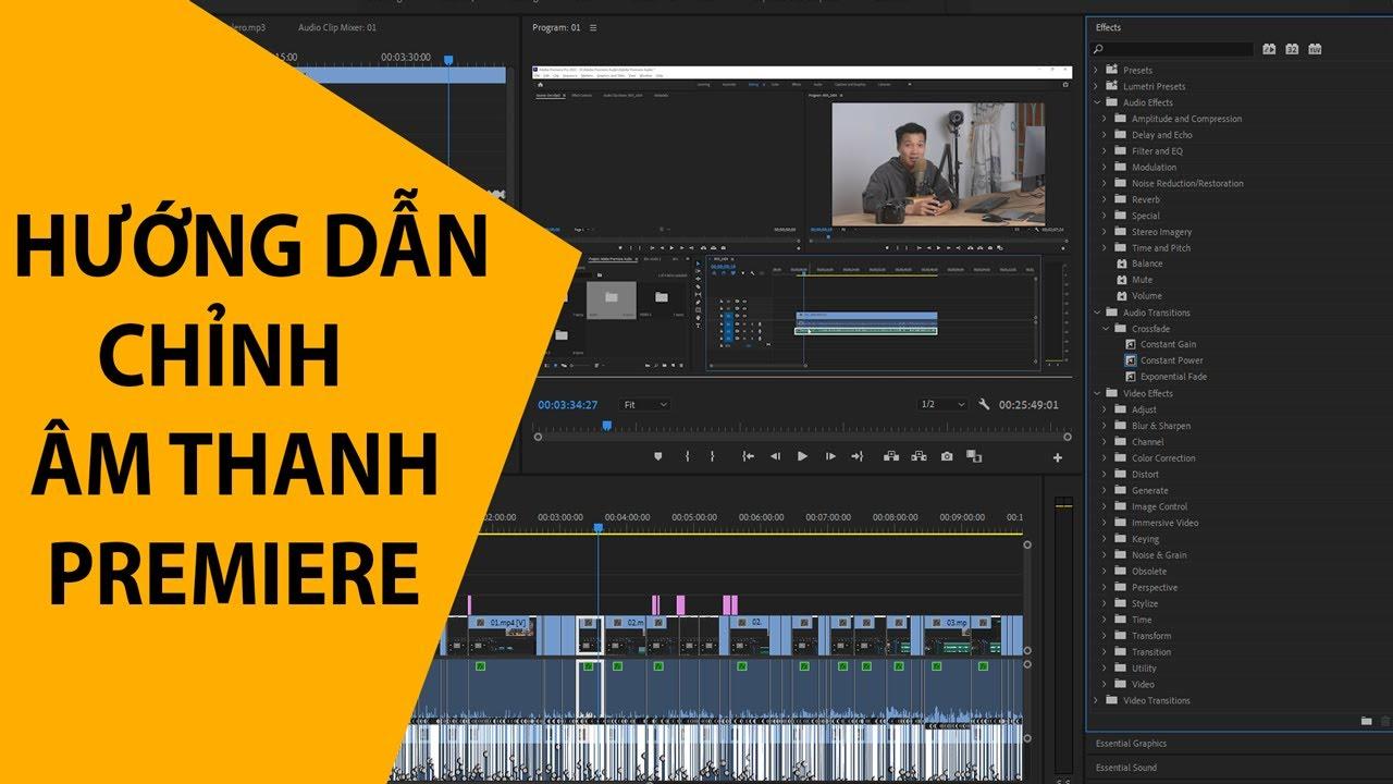 Hiệu ứng âm thanh trong Premiere Pro