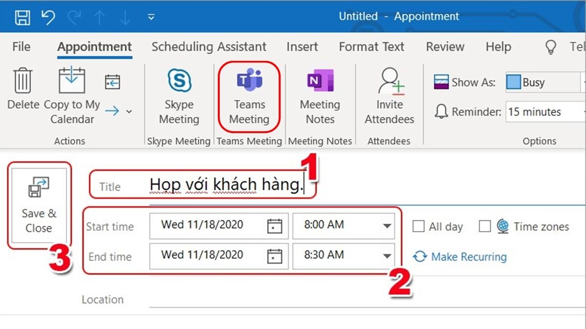 Cách tạo cuộc họp trên Microsoft Team cực đơn giản