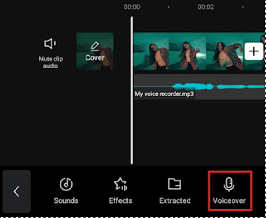 CapCut Step 1 - Add Music