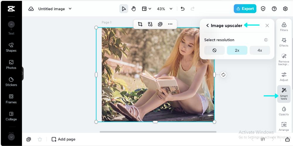 Giao diện Canva