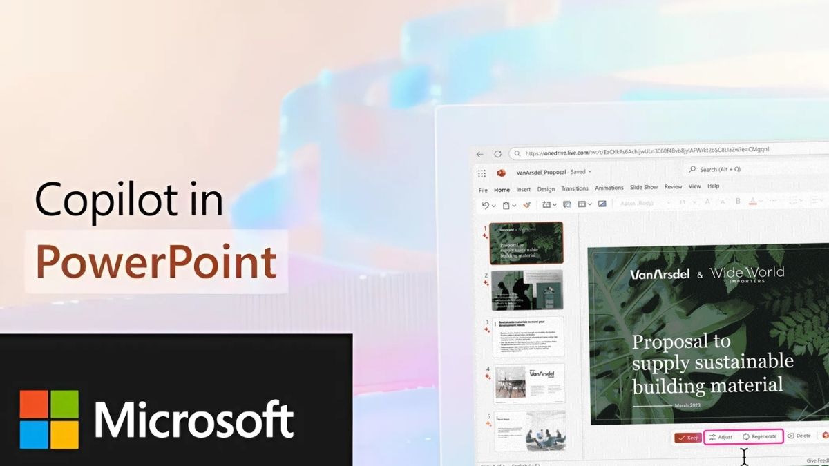 Cách dùng Copilot trên PowerPoint hỗ trợ tạo bài thuyết trình