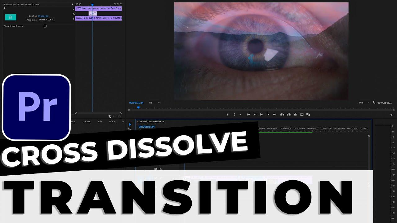 Hiệu ứng Cross Dissolve trong Premiere Pro