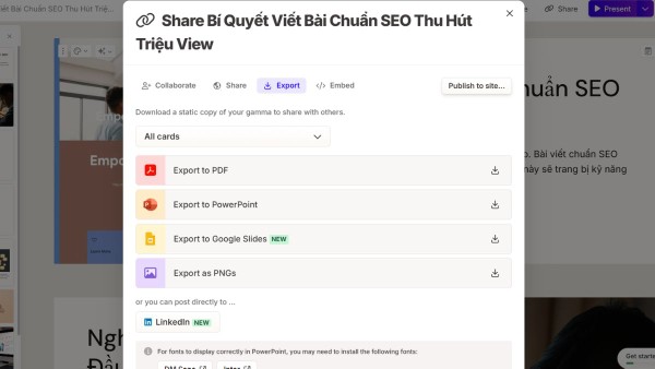 Cách tạo bài thuyết trình chuyên nghiệp trong tích tắc với Gamma AI  PowerPoint
