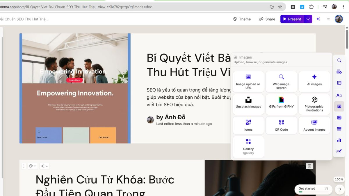Gamma PowerPoint AI là gì? Trình tạo Silde tự động siêu dễ
