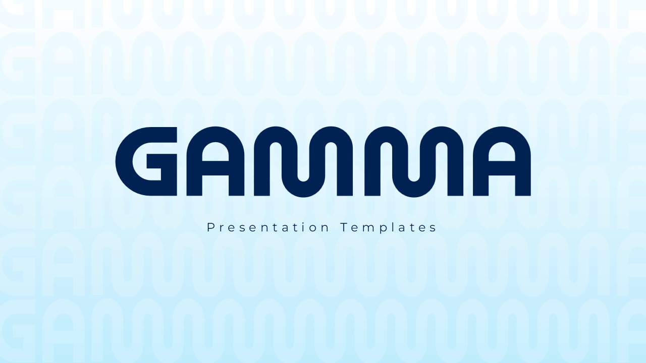 Mẫu Gamma AI