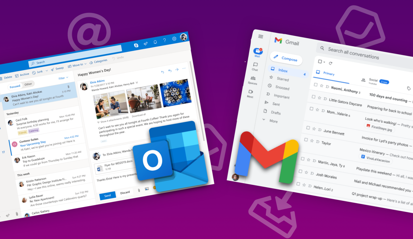 Outlook và Gmail giống và khác nhau như thế nào? - Microsoft for Business -  FPT Smart Cloud