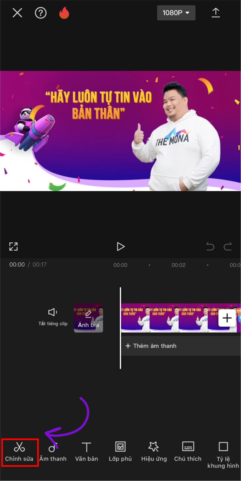 Hướng dẫn edit video bằng CapCut