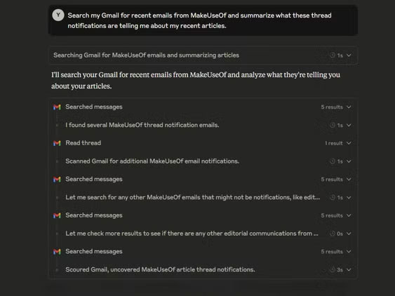 Claude Gmail integration