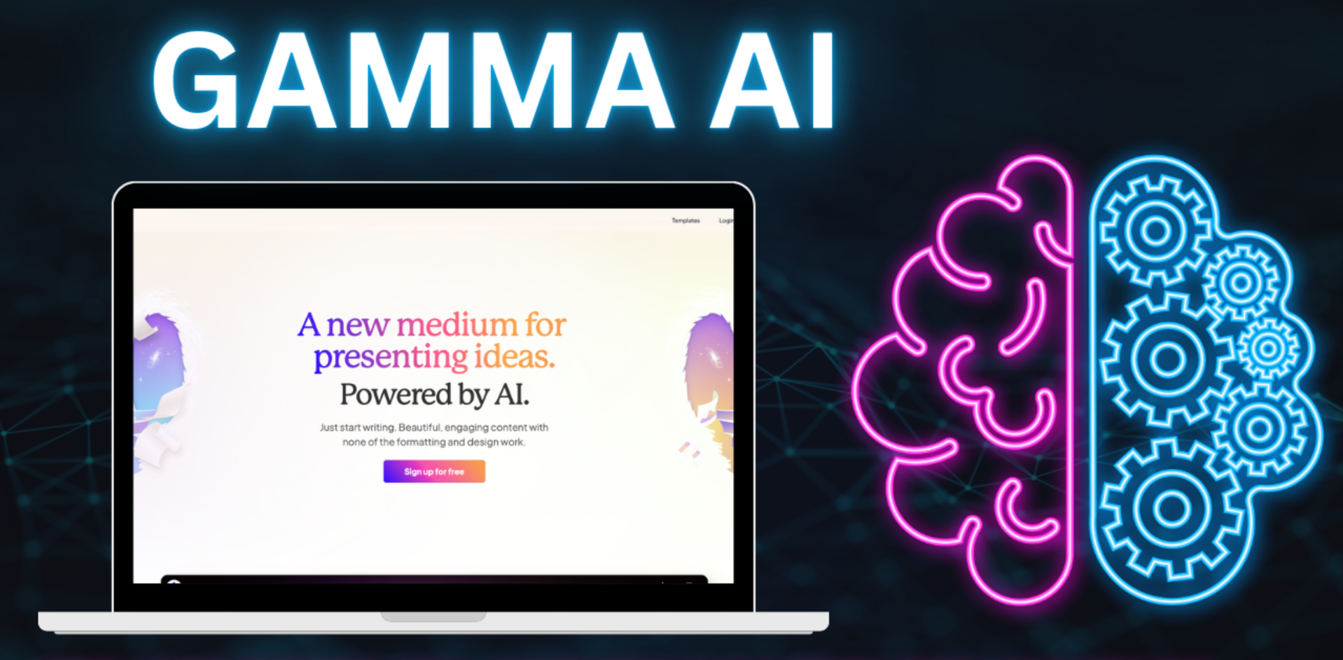Giao diện Gamma AI tạo slide tự động