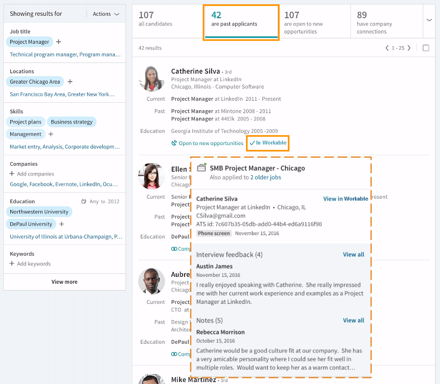 How to use LinkedIn Recruiter System Connect | Workable University