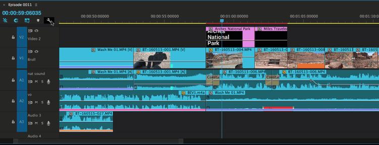 Timeline trong Adobe Premiere Pro