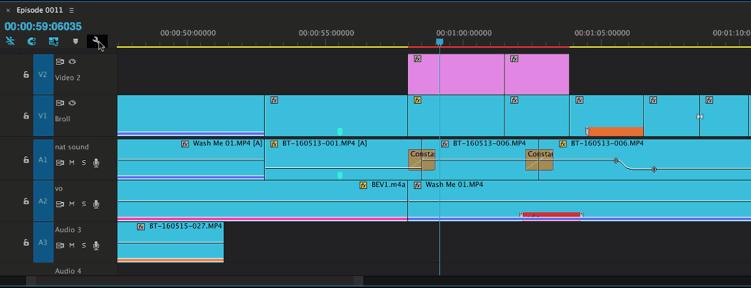 Timeline Panel trong Adobe Premiere Pro