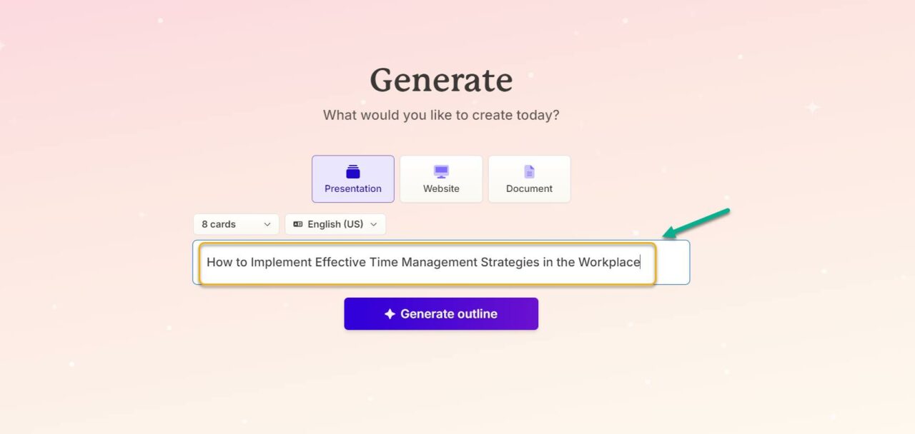 How to Use Gamma AI to Create Presentations