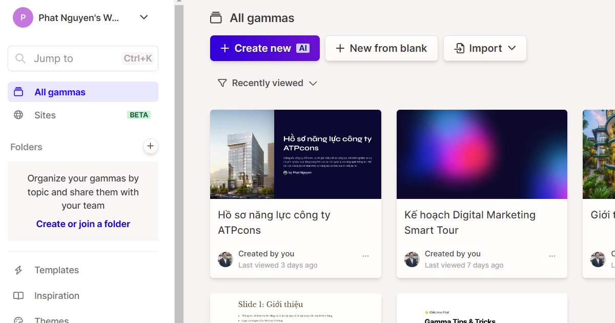 Gamma App - AI tạo slide, chèn hình "cực chất" | RedPola