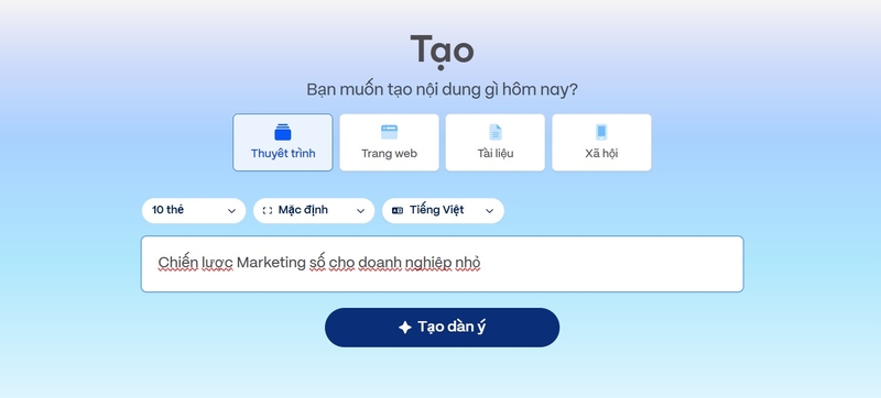 Cách tạo bài thuyết trình bằng Gamma AI nhanh chóng chuyên nghiệp