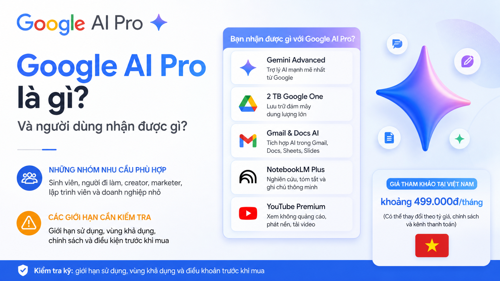 Google AI Pro là gì và người dùng nhận được gì? Google AI Pro là gì và người dùng nhận được gì?