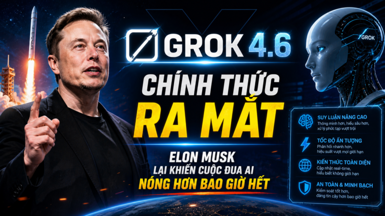 Grok 4.6 Chính Thức Ra Mắt: Elon Musk Lại Khiến Cuộc Đua AI Nóng Hơn Bao Giờ Hết