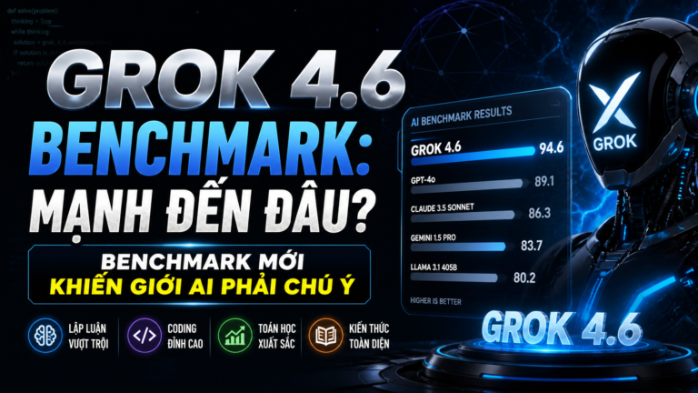 Grok 4.6 Benchmark: Mạnh Đến Đâu? Benchmark Mới Khiến Giới AI Phải Chú Ý